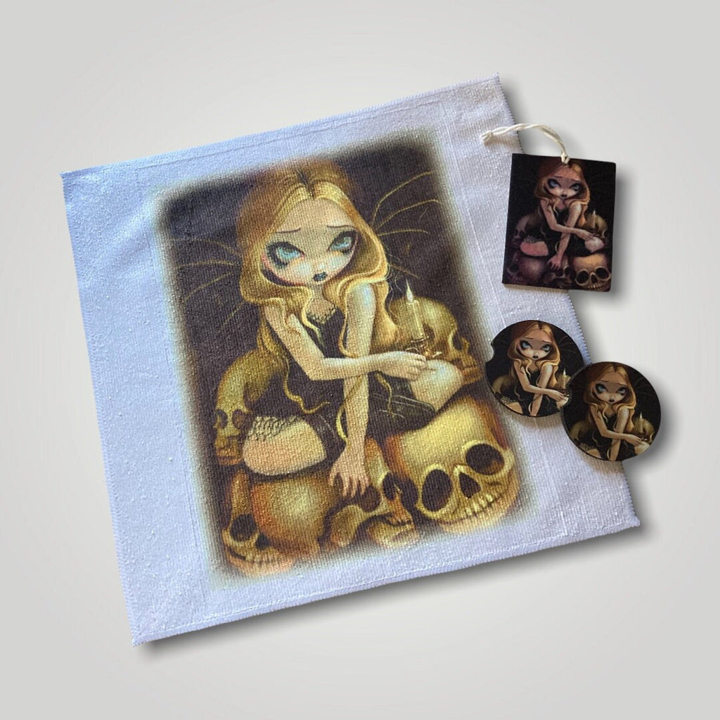 Gothic romance car accessories - Vampire Fairy Anime Fantasy Art - Candle in the Dark - Romantic Valentine - Strangeling decor