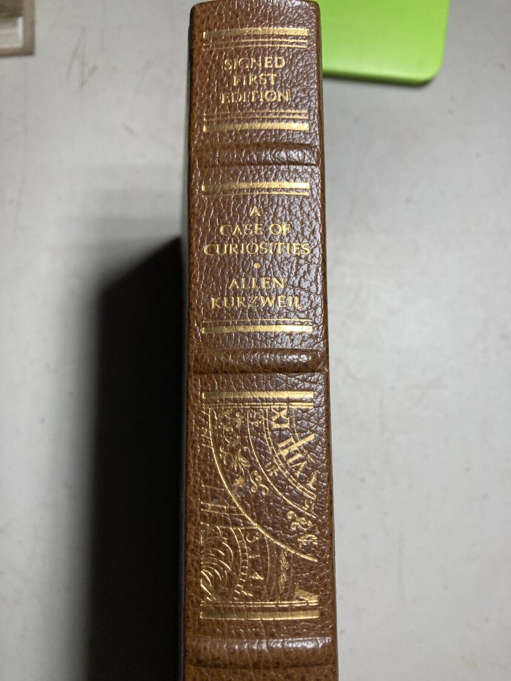 A Case of Curiosities - Signed by Allen Kurzweil Franklin Library Leather Bound