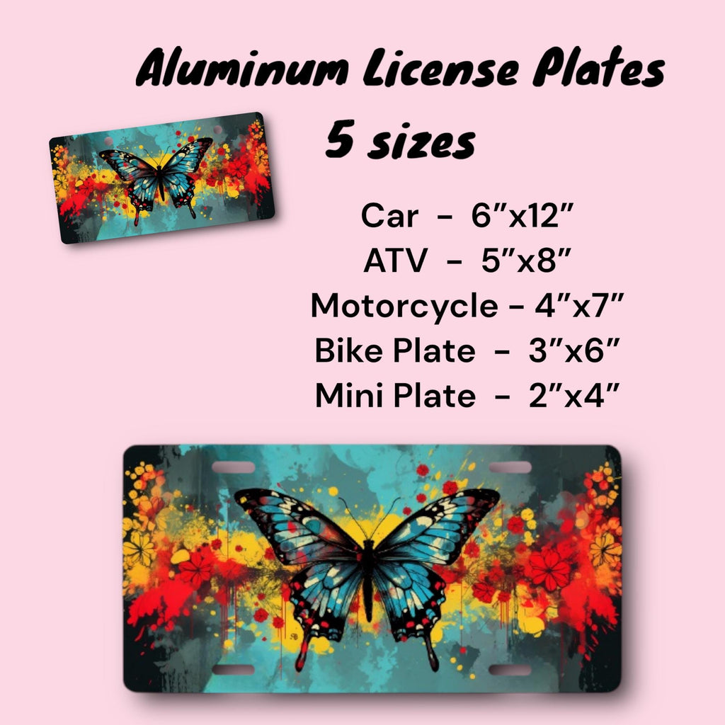 French bull dog Car Accessories - Frenchie pet lover Gift set - Personalized License Plate, Coasters - Pet Memorial - add a name, your text