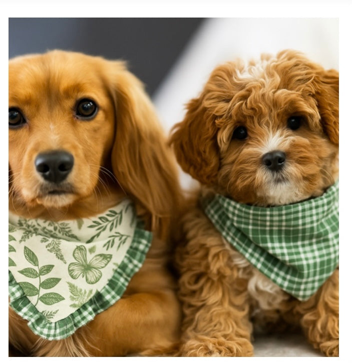 Moss and Meadow pet bandana