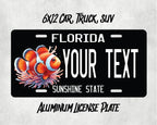 Clown Fish License Plate - personalized Father’s Day Gift for Dad - beach house decor, pool sign - saltwater life