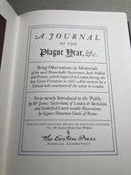 A Journal of the Plague year - Daniel Defoe - Easton Press Leather Bound