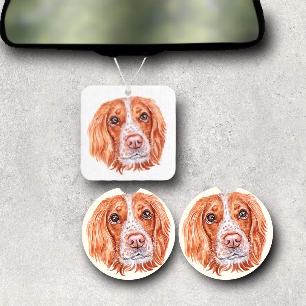 Spaniel Mousepad - Personalized Gift - Springer Sporting Bird Dog - Office Desk Decor - Screen Cleaning Cloth -Gift for Hunter, Hunting Dog