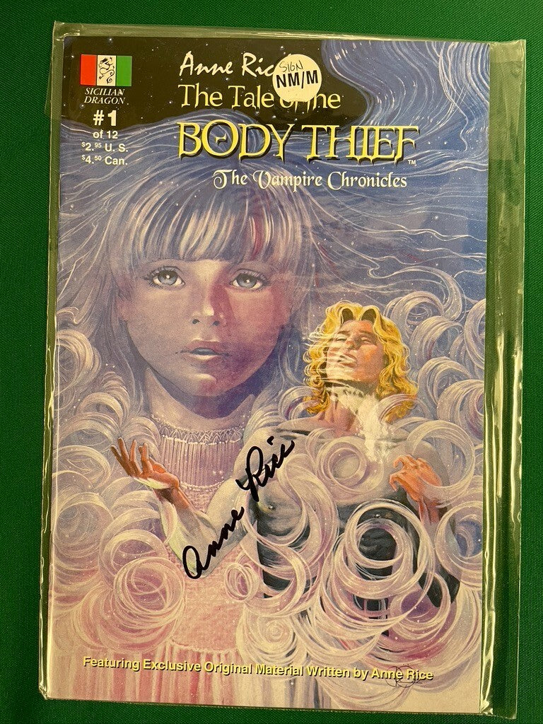 ANNE RICE'S THE TALE OF THE BODY THIEF THE VAMPIRE CHRONICLES Signed