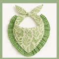 Moss and Meadow ruffled pet bandana