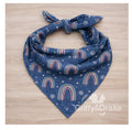 Twilight Rainbow pet bandana - Denim look