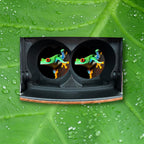 Red-Eyed Tree Frog Coasters – Car & Drink Coaster Set | Tropical Rainforest Decor | Summer Party Favors | Neoprene Sublimation Gift Idea