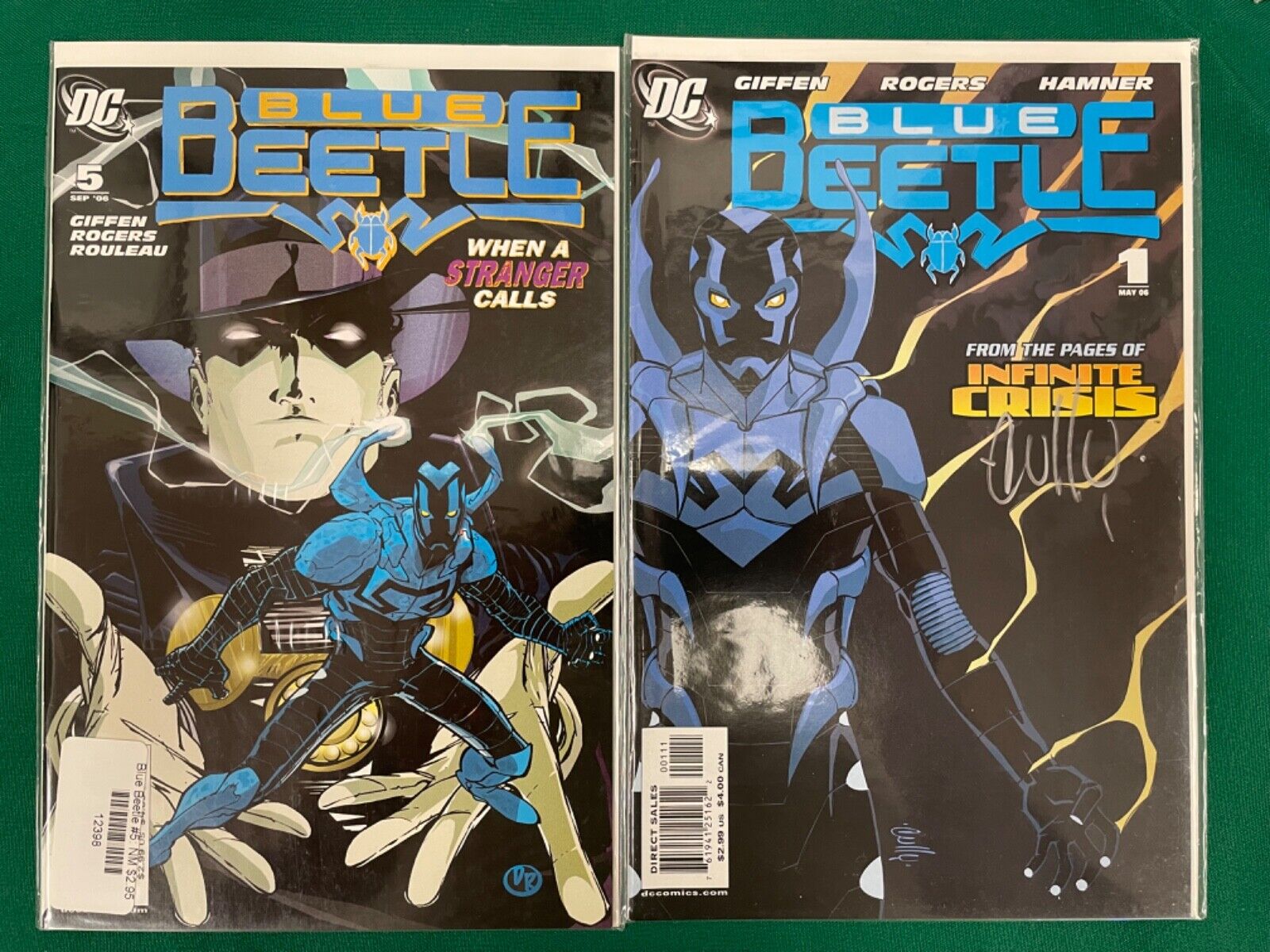 Blue Beetle #1 Signed #5, 6, 7