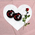 Paw Print Heart Car Coasters - Dog Mom, Cat Daddy, Pet Sitter, Dog Walker - Valentines Day Gift -Support Pet Rescue, TNR - Love