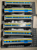 6 Williams O Gauge Delaware & Hudson Laurention Passenger Cars Crown edition