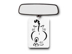 Cat Butt hole Car Accessories - Cheeky Drink Coasters - She Shed, Kitchen, Bar -Crazy Cat Lady gift - Walk Away - Sassy Chonky Girl Cat