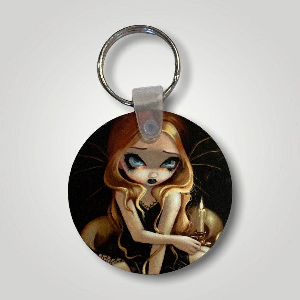 Gothic romance car accessories - Vampire Fairy Anime Fantasy Art - Candle in the Dark - Romantic Valentine - Strangeling decor