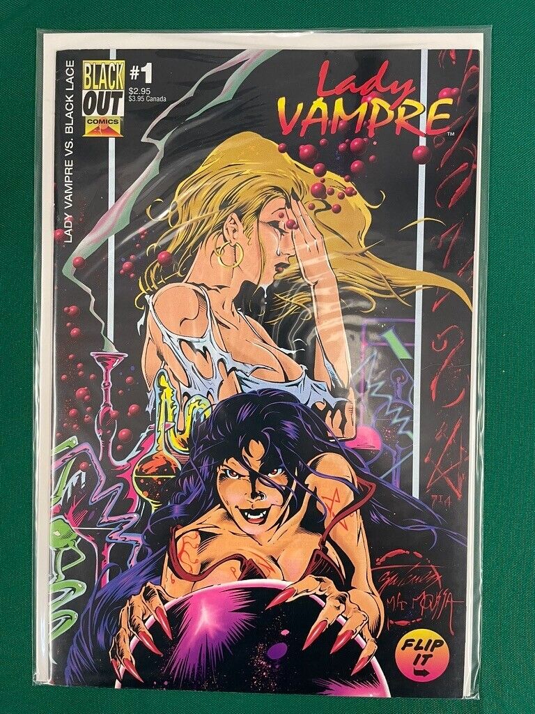 Black Out Comics Lady Vampre vs Black Lace #1